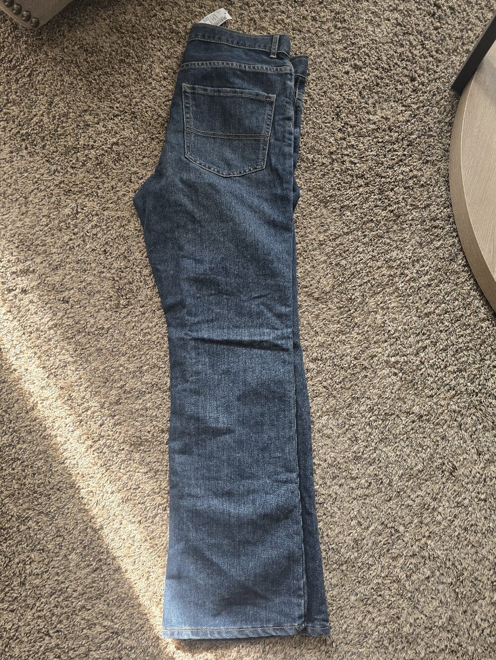 Children's Place Dark Blue Bootcut Jeans Boys Size 14 Husky NWT